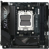 Gigabyte b850i aorus pro socket am5 moederbord (zwart, raid, 2.5gb-lan, wi-fi 7, bt, sound, mini-itx)
