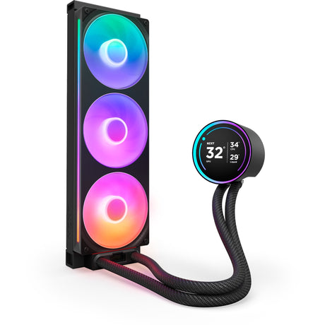 Nzxt kraken elite 360 rgb waterkoeling (zwart)