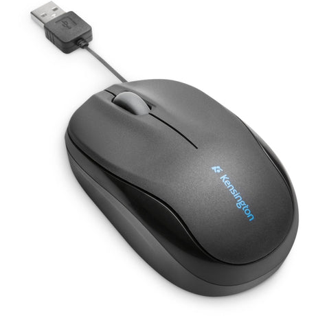 Kensington pro fit intrekbare mobiele muis (zwart, 1000dpi)