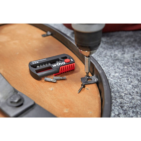 Wiha bitset flipselector standard 25 mm (zwart rood, torx® 13-delig 1 4 c6,3 met riemclip)