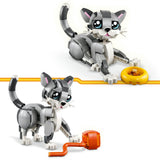 Lego creator 3in1 speelse kat, hond en duif speelgoed voor meisjes en jongens 8 jaar vanaf 31163