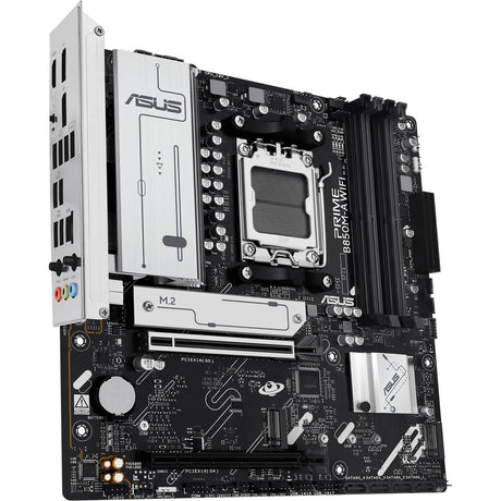 Asus prime b850m-a wifi socket am5 moederbord (2.5gb-lan, wi-fi 6e, bt, sound, µatx)