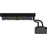 Xyz pc gear hydroview aio 240 waterkoeling (zwart, argb, pwm)