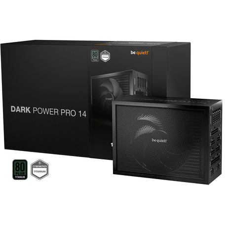 Be quiet! dark power pro 14 io modulaire 1300 watt voeding (zwart, 2x 12v-2x6, 6x pcie)