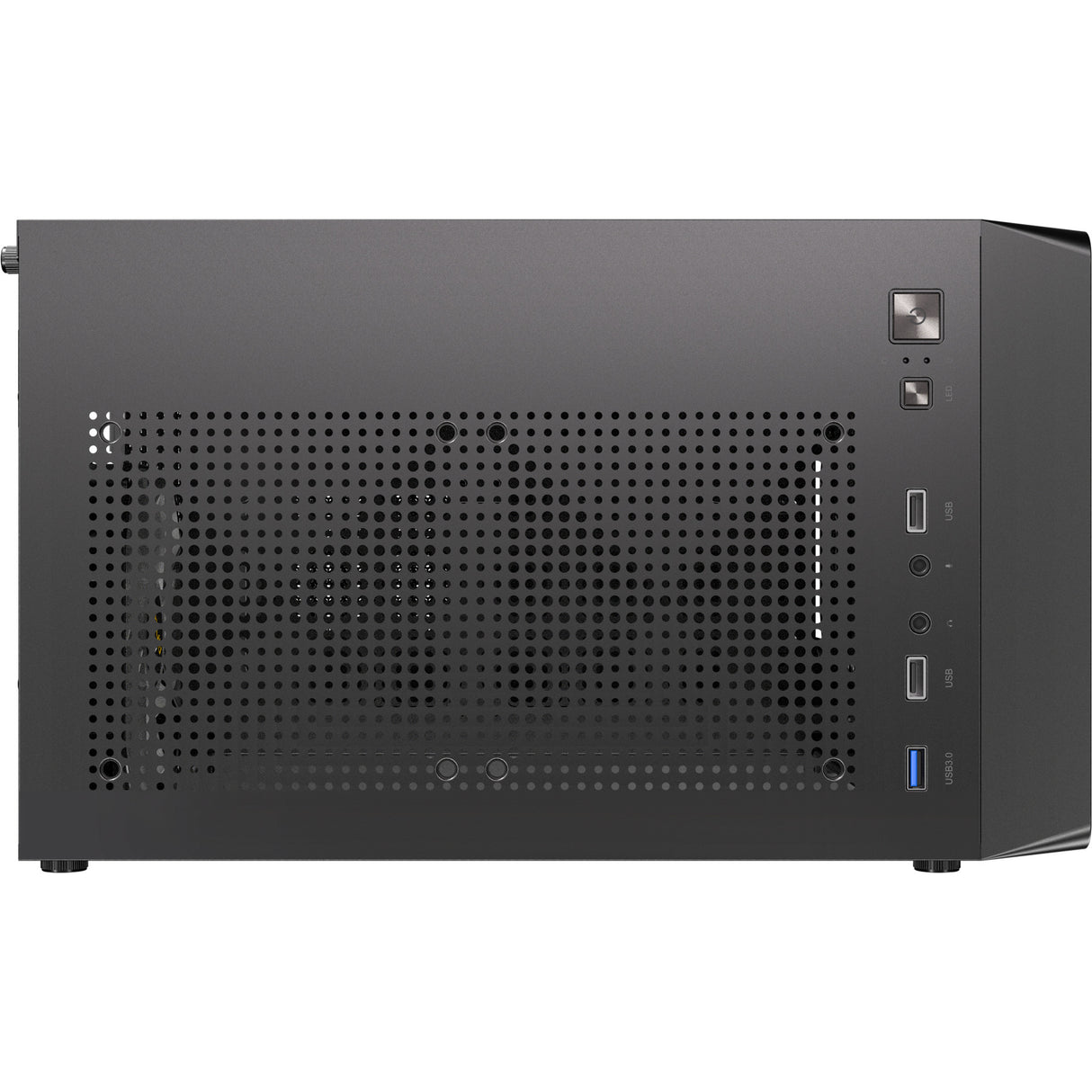 Antec ax26 rgb elite midi tower behuizing (zwart | 3x usb-a | tempered glass)