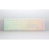 Ducky one 3 classic pure white, toetsenbord (wit, us lay-out, cherry mx blue, rgb led, double-shot pbt, hot-swappable, quack mechanics)