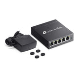 Tp-link omada es205g 5-poort gigabit easy managed switch (zwart)