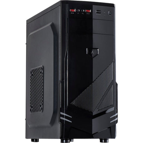 Inter-tech b-30 midi tower behuizing (zwart | 2x usb-a)