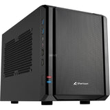 Sharkoon qb one mini tower behuizing (zwart | 4x usb-a)
