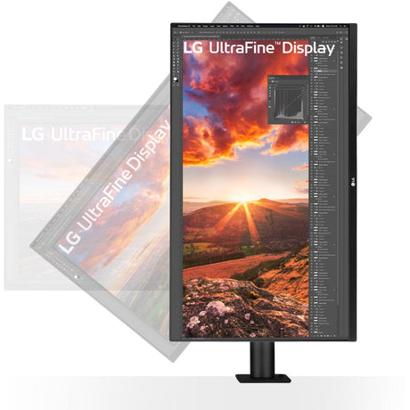 Lg ergo ips monitor met usb type-c 31.5 4k ultra hd (zwart, 1x displayport, 2x hdmi, 1x usb-c, 2x usb-a)