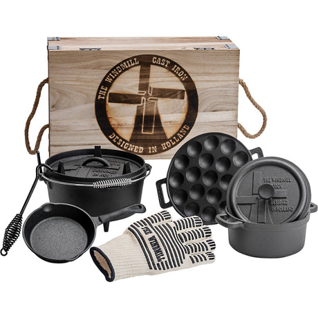 The windmill starter set kookpan (zwart)