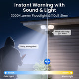 Reolink f850w trackflex floodlight wifi beveiligingscamera (wit, 4k, wifi)