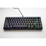 Ducky projectd tinker 65 met qmk via rgb mechanisch toetsenbord (zwart, us lay-out (qwerty), cherry mx red, 65%, rgb leds, double-shot pbt, hot-swappable, gasket mount)