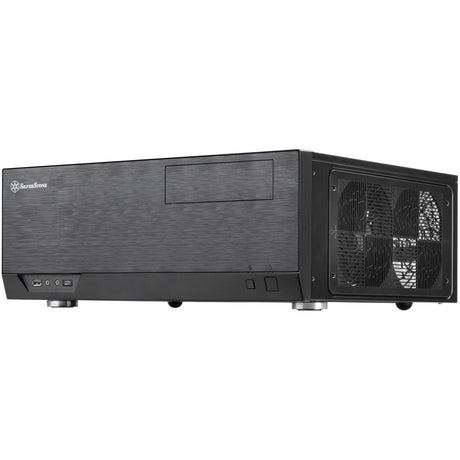 Silverstone sst-gd09b-c htpc behuizing (zwart | 1x usb-a | 1x usb-c)