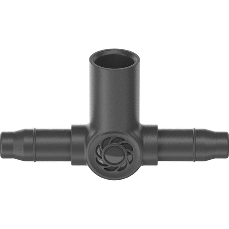 Gardena t-stuk voor sproeiers einddruppelaars 4,6 mm (3 16 ) verbinding (donkergrijs, 5 stuks)