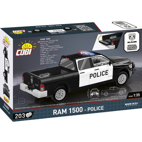 Cobi ram 1500 police constructiespeelgoed (schaal 1:35)