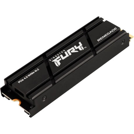 Kingston fury renegade met heatsink 2 tb ssd (zwart, sfyrdk 2000g, pcie 4.0 nvme, m.2 2280)