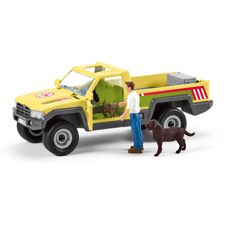 Schleich farm world speelfigurenset dierenartsbezoek op de boerderij