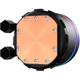 Sharkoon s90 rgb waterkoeling (zwart, 4-pins pwm fan-connector)