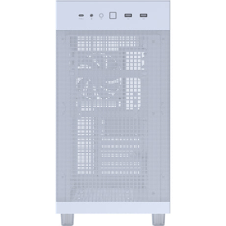 Asus prime ap303 - mesh panel midi tower behuizing (wit | 2x usb-a | 1x usb-c)