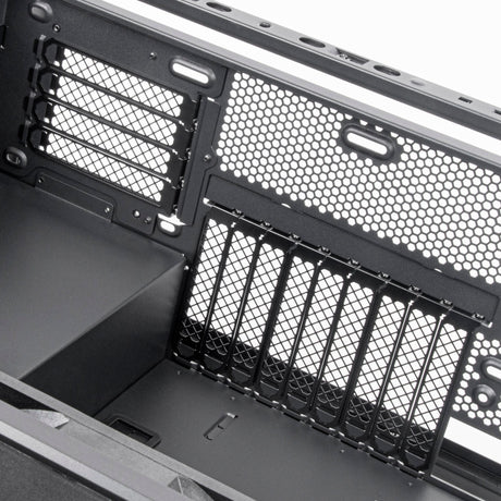Silverstone alta f2 big tower behuizing (zwart | 4x usb-a | 1x usb-c | tempered glass)