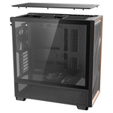 Antec flux midi tower behuizing (zwart | 2x usb-a | 1x usb-c | tempered glass)