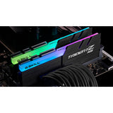 G.skill trident z rgb 16 gb ddr4-3000 (2x 8 gb) werkgeheugen (zwart, f4-3000c16d-16gtzr, xmp 2.0)