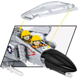 Cobi armed forces - f-4 phantom ii - uss midway constructiespeelgoed (schaal 1:48)