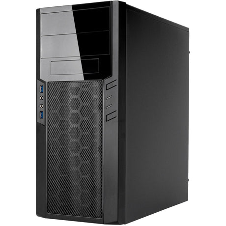 Silverstone sst-ps13b midi tower behuizing (zwart | 2x usb-a)