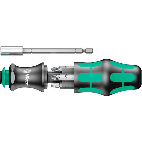 Wera kraftform kompakt 28 met etui dopsleutel (zwart groen, 6-delig)