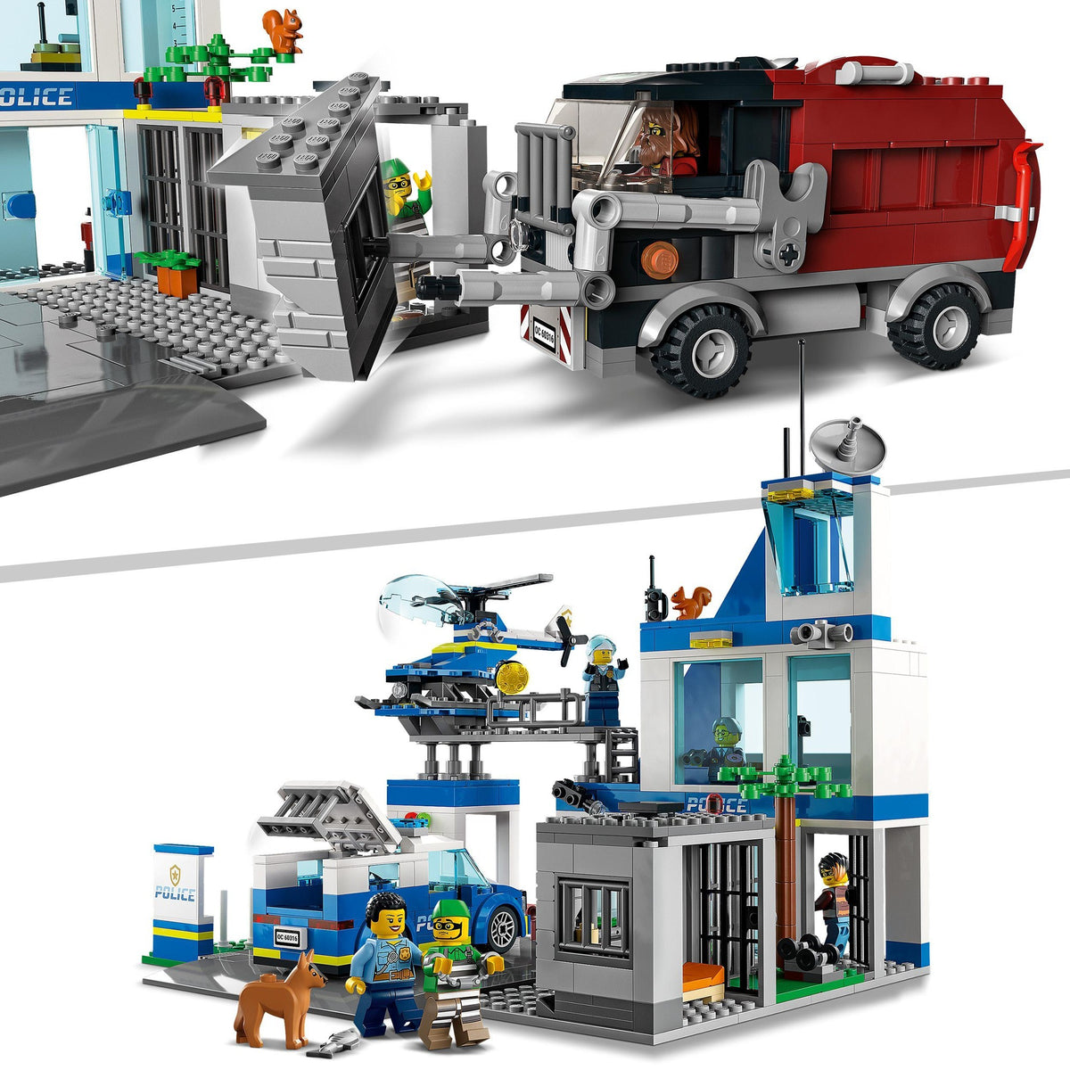 Lego city - politiebureau constructiespeelgoed (60316)