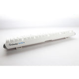 Ducky one 3 classic pure white rgb mechanisch toetsenbord (wit, us lay-out (qwerty), cherry mx silent red, 100%, rgb led, double-shot pbt, hot-swappable, quack mechanics)