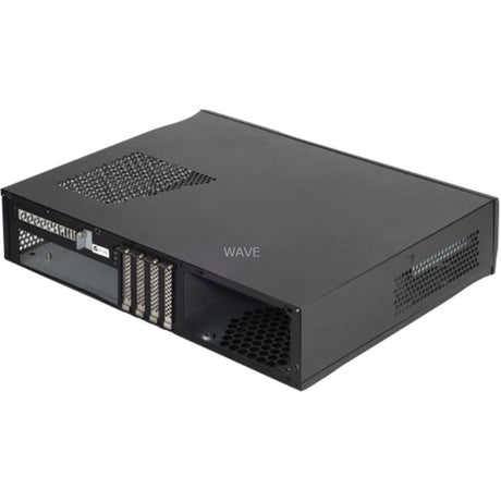 Silverstone milo ml03b desktop behuizing (zwart | 2x usb-a)