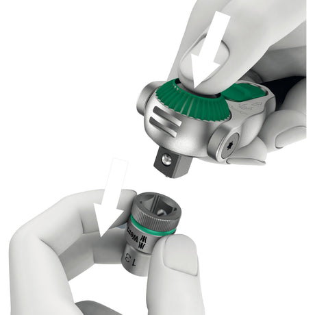 Wera 8100 sa 6 zyklop speed-ratelset 1 4 gereedschapsset (28-delig)