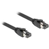 Delock netwerkabel s ftp, rj-45 met cat.8.1 (zwart, 15 meter)