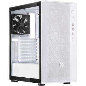 Silverstone fara r1 v2 midi tower behuizing (wit | 3x usb-a)
