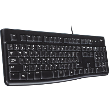 Logitech keyboard k120 for business (zwart, eu lay-out (qwerty), rubberdome, 100%)