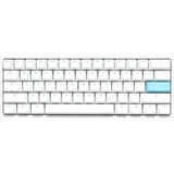 Ducky one 2 pro mini white classic rgb mechanisch gaming toetsenbord (wit, us lay-out (qwerty), cherry mx silent red, 60%, rgb led, double-shot pbt, quack mechanics)