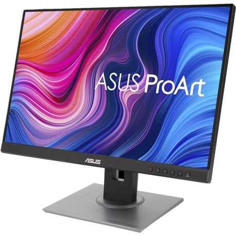 Asus proart display pa248qv 24 monitor (zwart zilver, hdmi, displayport, vga, 4x usb-a 3.2 (5 gbit s))
