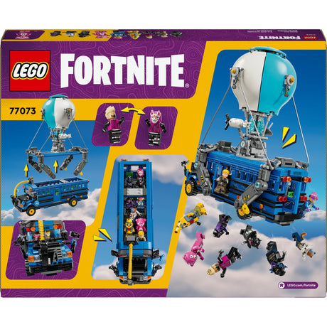 Lego fortnite battle bus uit de videogame - 77073