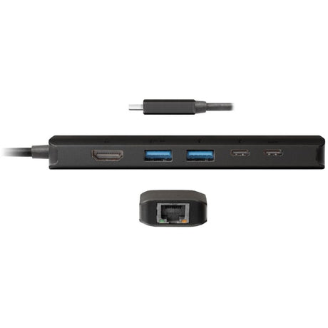 Club 3d usb gen1 type-c 6-in-1 hub dockingstation (zwart)