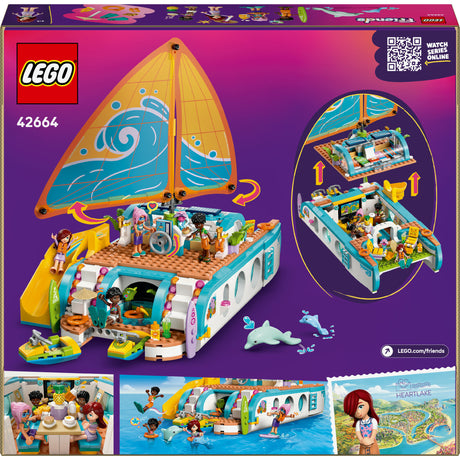 Lego friends avontuurlijke bootreis boot speelgoed voor kinderen - 42664