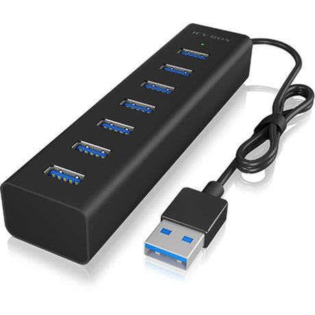 Icy box ib-hub1700-u3 usb-hub (zwart)