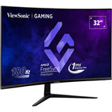Viewsonic vx3218c-2k 32 curved gaming monitor (zwart, 2x hdmi, 1x displayport, 180 hz)