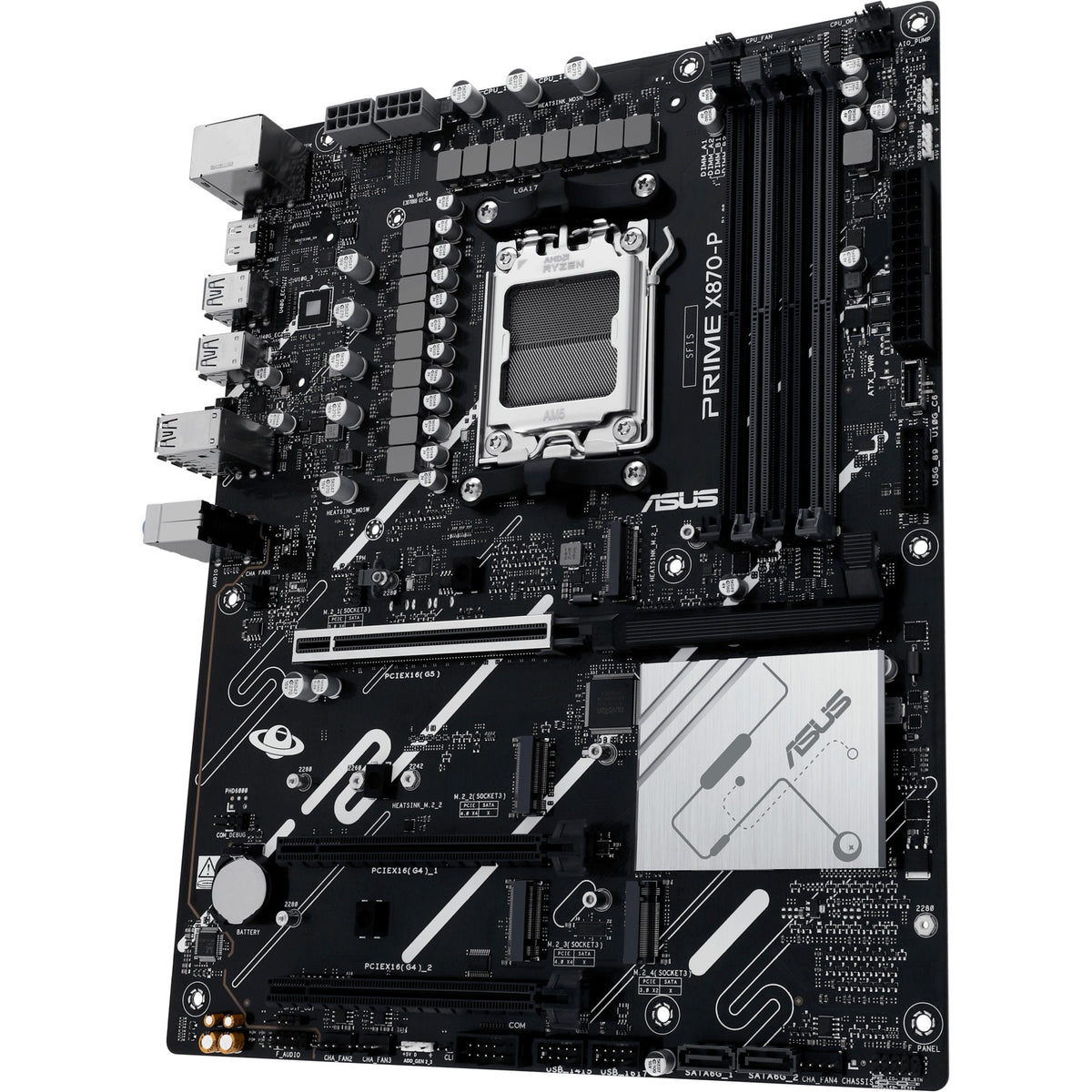 Asus prime x870-p socket am5 moederbord (2,5gb-lan, sound, atx)