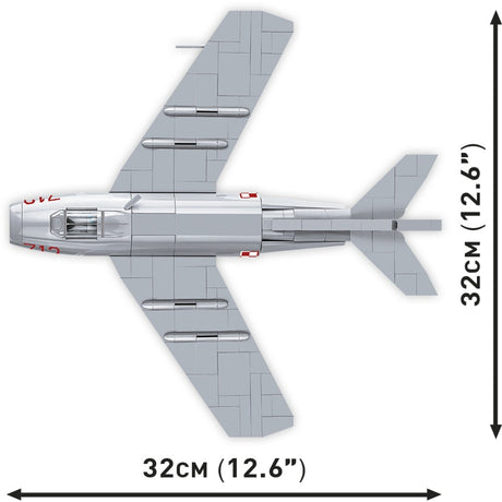 Cobi historical collection - lim-1 polish air force 1952 constructiespeelgoed (schaal 1:32)