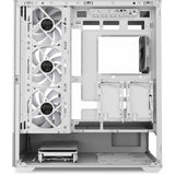 Sharkoon ak7 argb midi tower behuizing (wit | 2x usb-a | 1x usb-c | rgb | tempered glass)