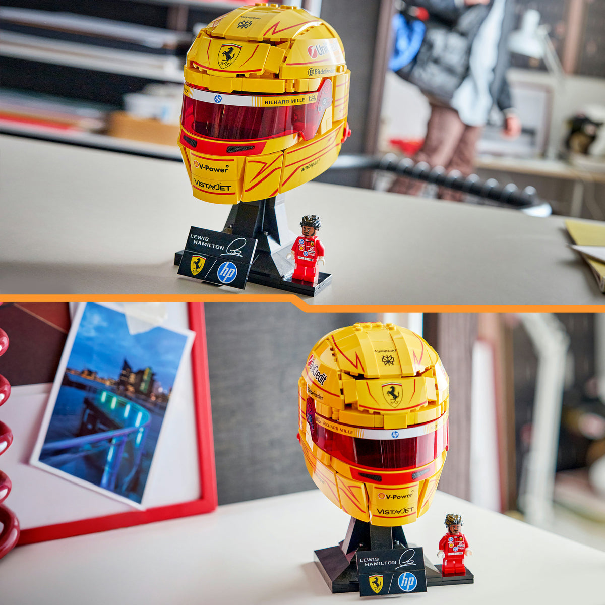 Lego editions scuderia ferrari hp helm van lewis hamilton - 43022