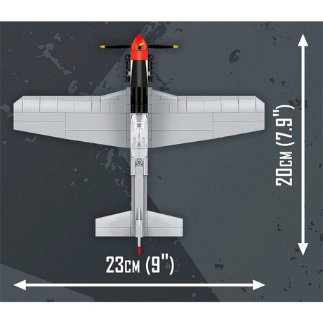 Cobi p-51d mustang constructiespeelgoed (schaal 1:48)