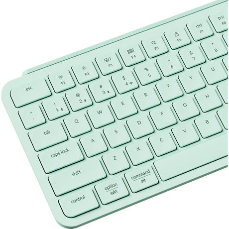 Keychron b6 pro-k7 toetsenbord (mint, us lay-out (qwerty), scissor switches, 100%, abs, 2.4 ghz | bluetooth 5.2 | usb-c)